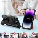 FNTCASE for iPhone 14 Pro Max Case: Military Grade Rugged Cell Phone Cover with Kickstand | Shockproof TPU Protection Bumper Matte Textured Design for iPhone 14 Pro Max Cases 6.7 inch