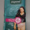 Depend Fresh Protection Adult Diapers, Incontinence & Postpartum Bladder Leak Underwear for Women, Disposable, Maximum, ExtraExtraLarge, Blush, 22 Count