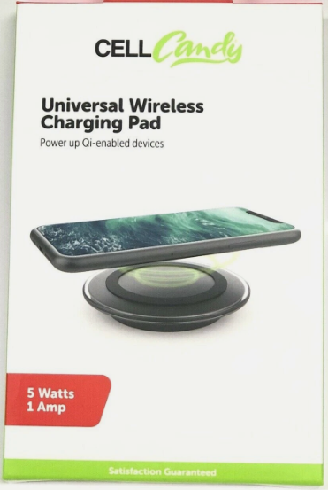 Cell Candy Universal Wireless Charging Pad for Qi-enabled Devices 5W 1A New