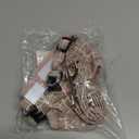 Cat & Dog Vest Harness - All Weather Mesh, Reflective Strap, Step-in Adjustable for Small Cats & Dogs (Pink-Pattern) (X-Small (Chest: 8"-9"))