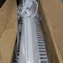 Bionaire Window Fan with Reversible Airflow Blades – 3-Speed Settings, Programmable Thermostat, LED Display, Remote Control, Fits 24–36" Windows, No Assembly Required
