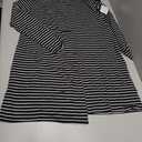 Amazon Essentials Women's Long-Sleeve Open-Front Cardigan, Black White Horizontal Stripe, Small