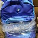 J World Sunrise Kids Rolling Backpack with Wheels for Girls Boys, Roller Bookbag for School, 18 x 13 x 9 Inches, Blue Gradient