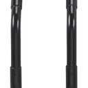 Drive Medical Adjustable Universal Wheelchair Anti Tipper with Wheels, Black, 1 Pair