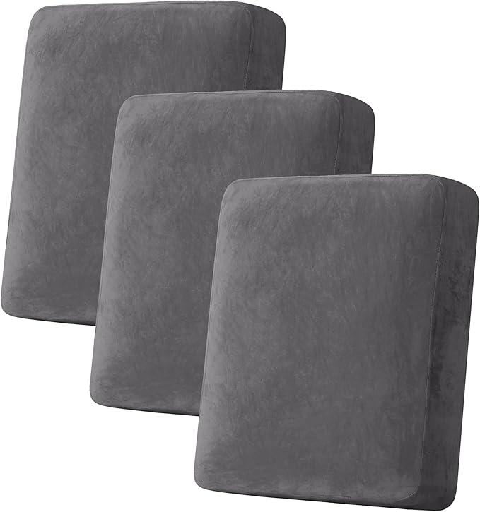 Sofa Seat Cushions 3 pcs, Grey