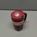 Owala SmoothSip Slider Stainless Steel Insulated Travel Mug with handle, 100% Leak Proof, For Hot and Cold Drinks, Travel Friendly with Sliding Lock Lid, 12oz, BPA Free, Leak Proof, Black Cherry