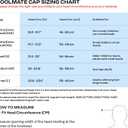 COOLMATE Fabric Swim Cap for Adult Women Men Kid 3 4 6 8 14 16, Silicone Water Resistant Layer, Cloth Swim Cap Gifts for Swimmers, Lightweight for Pool, Lap Swimming (1 pc) (X-Small, Dark Blue - XS)