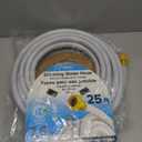 Camco TastePURE 25-Ft Water Hose - RV Drinking Water Hose Contains No Lead, No BPA & No Phthalate - Features Diamond-Hatch Reinforced PVC Design - 5/8 Inside Diameter, Made in the USA (22783)