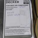 BLACK+DECKER Portable Air Conditioner, 8,500 BTU (5,100 BTU SACC) for Rooms Up To 350 Sq. Ft., Portable AC with Full Function Remote Control & Window Kit, BPACT05SM, White