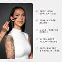 BK BEAUTY - NIKKI LA ROSE N16 PRO CONCEALER BRUSH Precision Blending for Under-Eye & Spot Concealing, Flawless Coverage Without Streaks