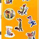 2 x Zoot 2 Adventure Stickers, Jud and Nic Waterproof Vinyl Stickers for Kids & Adults, Cute Cartoon Animal Decals for Water Bottles, Skateboards, Phones, Laptops, Luggage & More (110Pcs)