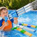 4 Pack Water Guns for Kids Adults, Summer Outdoor Water Toys Swimming Pool Game, Beach Water Game Fighting Play Pool Toys for Boys Girls Kids Ages 4-8, 8-12
