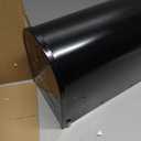 Black Galvanized Steel Post-Mount Mailbox, 19 x 8.7 x 6.7 inches, Standard Mail Box,Medium Capacity,Mailboxes for Outside Post Mount