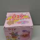 Hamdol DIY Flower Bouquet Craft Kit for Girls Ages 4-8, Creative Fabric Flower Making Set, Educational STEM Toy for Kids 5 6 7 8, Preschool Arts & Crafts Birthday or Valentine Gift for Boys and Girls