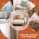 Linen Fabric Repair Tape 2 Pcs 8x12 Inch, Self Adhesive Couch Patch Repair Fabric Tape for Furniture, Linen Patch Kit for Couch, Carpet, Upholstery, Chair, Sofa, Cushion, Bag (Medium Grey)