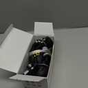 QUMY Dog Shoes for Large Dogs, Medium Dog Boots & Paw Protectors for Winter Snowy Day, Summer Hot Pavement, Water-Resistant in Rainy Weather, Outdoor Walking, Indoor Hardfloors Skid-Resistant Sole (Size 4: 2.2''x2.6''(W*L) (Pack of 4))