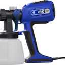 EVO HVLP Handheld Paint and Stain Sprayer with Adjustable Spray Pattern, Blue 