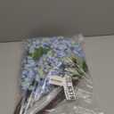 4pcs 47.2-inch Artificial Fake Wisteria Hanging Flower Garland Silk Flower String Home Party Decoration White Blue Pink Purple (Blue)