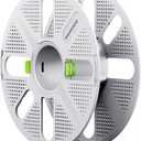 Quick-Swap Reusable Spool for Refill Filament, Two-Finger Press Design, Compatible with Bambu Lab 3D Printers, Empty Filament Spool