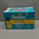 Pampers Swaddlers Diapers, Size 1 (8-14 lbs), 96 Count, Absorbent, Keeps Baby Dry and Comfortable, Skin Safe Disposable Baby Diaper (Packaging May Vary)