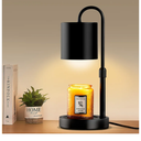 Briever Dimmable Candle Warmer Lamp with Timer, Height Adjustable Electric Candle Wax Warmer, Christmas Birthday Gifts for Women Mom, House Warming Gifts New Home Room Decor, Black Solid Wood Base