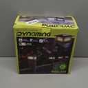 Dynaming 6 Pack Solar Post Cap Lights Outdoor, Fence Post Solar Lights Fit for 4x4 5x5 6x6 Vinyl/Wooden Posts, High Brightness Warm White SMD LED Lighting Decor for Garden Deck Patio (Black)