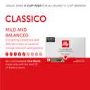 Illy Coffee K Cups - Pods For Keurig Machines  Classico Roast - Caramel, Orange Blossom & Jasmine - Mild, Flavorful & Balanced Flavor - No Preservatives  20 Count (EXP 11/17/26)