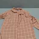 Women's Regular-Fit Long-Sleeve Lightweight Plaid Flannel Shirt, Size S