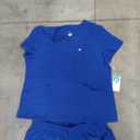 Uniforms World Scrubs for Women Set - Stretch Scrub Top & Pants with 8 Pockets, Yoga Waistband, Anti Wrinkle, Slim Fit 2XL