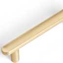 Goo-Ki 6 Pack 3" Classic Curvature Champagne Bronze Cabinet Handles - Timeless Appeal Meets Modern Functionality for Kitchen Drawer Improvement (3" Center to Center)