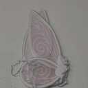 quescu 2Pcs Fairy Wings for Adults,Butterfly Wings for Girls Women,Halloween Costume Sparkle Angel Wings Dress Up Party Favor (White+White)