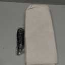 MIULEE Extra Long Linen Shower Curtain 84 Inch Long with 12 Metal Hooks Washable Beige Fabric Shower Curtain Set Waterproof Neutral Thick Cloth Shower Curtain for Bathroom Hotel Bathtub,72 x 84, Cream