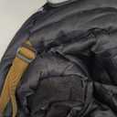 BRKURLEG Black Dog Coat with Harness, Dog Winter Jacket, Dogs Onesie Body Warm Jackets, Small Dogs Winter Coats Reflective Windproof Warm Cold Weather Coats, Pet Waterproof Jacket Hiking L