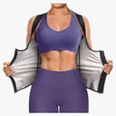 Junlan Sauna Suit for Women Waist Trainer Vest for Women Sweat Tank Top Shaper for Women with Zipper, XL