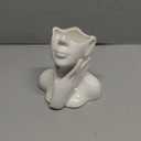 XSMXLNKWL Ceramic Face Vase White Flower Vase for Decor, Female Face Vase Art, Modern Decorative Vase Centerpiece for Table, Shelf, Living Room, Office, Bedroom, Small