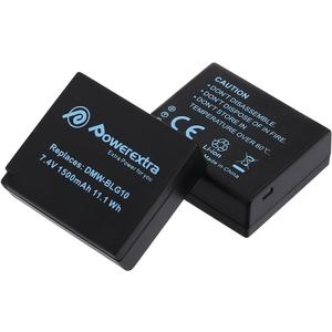 Powerextra 2 Pack DMW-BLG10 Batteries for Panasonic Lumix DC-ZS80, DC-GX9, DC-LX100 II, DC-ZS200, DC-ZS70, DMC-GX80, DMC-GX85, DMC-ZS60, DMC-ZS100, DMC-GF6, DMC-GX7K, DMC-LX100K