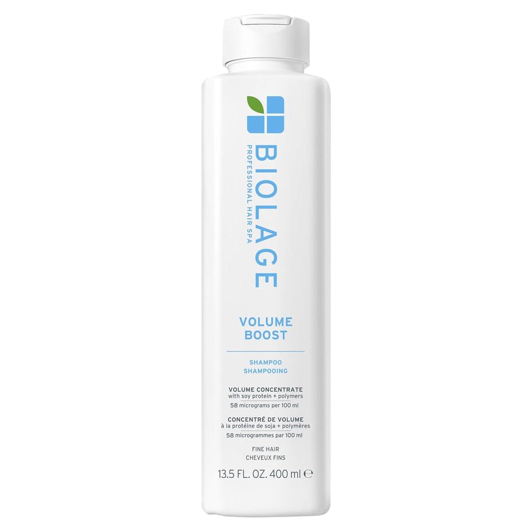 Biolage Volume Boost Shampoo - Long-Lasting Volume, Gently Cleanses, For Fine Hair, Soy Protein & Polymers, Vegan, Paraben-Free, Packaging May Vary (13.5 Fl Oz)