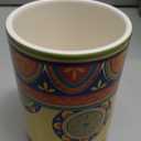 Bico Tunisian Ceramic Utensil Holder Set of 2 Only 1Ceramic Kitchen Utensil Crocks for Countertop, Large Cooking Tool Holder Counter Decor, Spatula Organizer