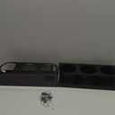 OVICAR Magnetic Cup Holder for Stanley 20/30/40oz - 2 Pack Tumbler Organizer for Refrigerator - Water Bottle Organizer with Straw Basket & 6 Hooks Tumbler Cup Lids Accessories Storage Black