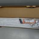 Ceiling Curtain Track, Curtain Track with Roller Hooks, 12ft - 15ft Ceiling Mounted Rail Set for Room Divider, White