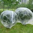 5Pcs Plant Covers Freeze Protection for Winter, 31.5" x 23.6" Outdoor Protection Jacket for Shrub Tree Potted Plants Winter Cold Weather, Frost Cloths for Outdoor Plants Cold Weather Blankets