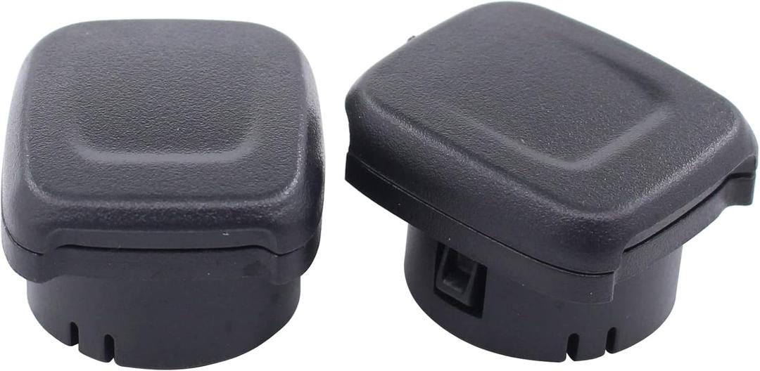 MOTOKU Center Console Power Outlet Cap Cover Retainer Black for Chevy Silverado Equinox Colorado Malibu Traverse