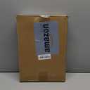 Black Marble Tray, Stone Bathroom Tray, Decorative Holder for Tissrue, Candle, Soap, Towel, Plant (Black - 12 x 8)