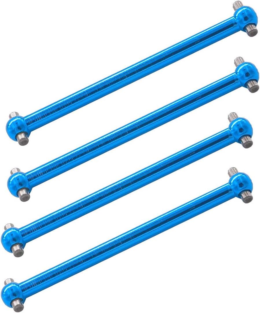 4PCS Aluminum Alloy Universal Drive Joint Dogbone Replacement Part Compatible with WLtoys A959 A969 A979 A959-B A969-B A979-B K929-B 1/18 RC Car