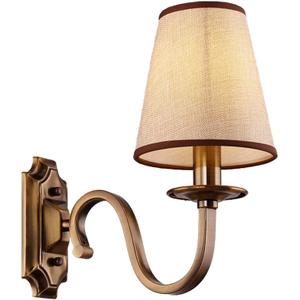 Aiwen Vintage Modern Wall Sconce Wall Lamp Wall Light Solid Brass Fitting Fixture 1 Light