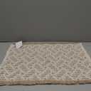 Waffle Bath Mat, Boho Bathroom Rugs Extra Soft and Absorbent Non Slip Washable Bath Rug, Rubber Backed Bathroom Floor Mat Outside Shower Mat, 17x24