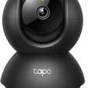 Tapo 2K Indoor Pan/Tilt Wired Security Camera - Works as a Baby Monitor & Pet Camera, Motion Detection, 2-Way Audio, Siren, Night Vision, Subscription-Free Local Storage or Optional Cloud, Black, C211
