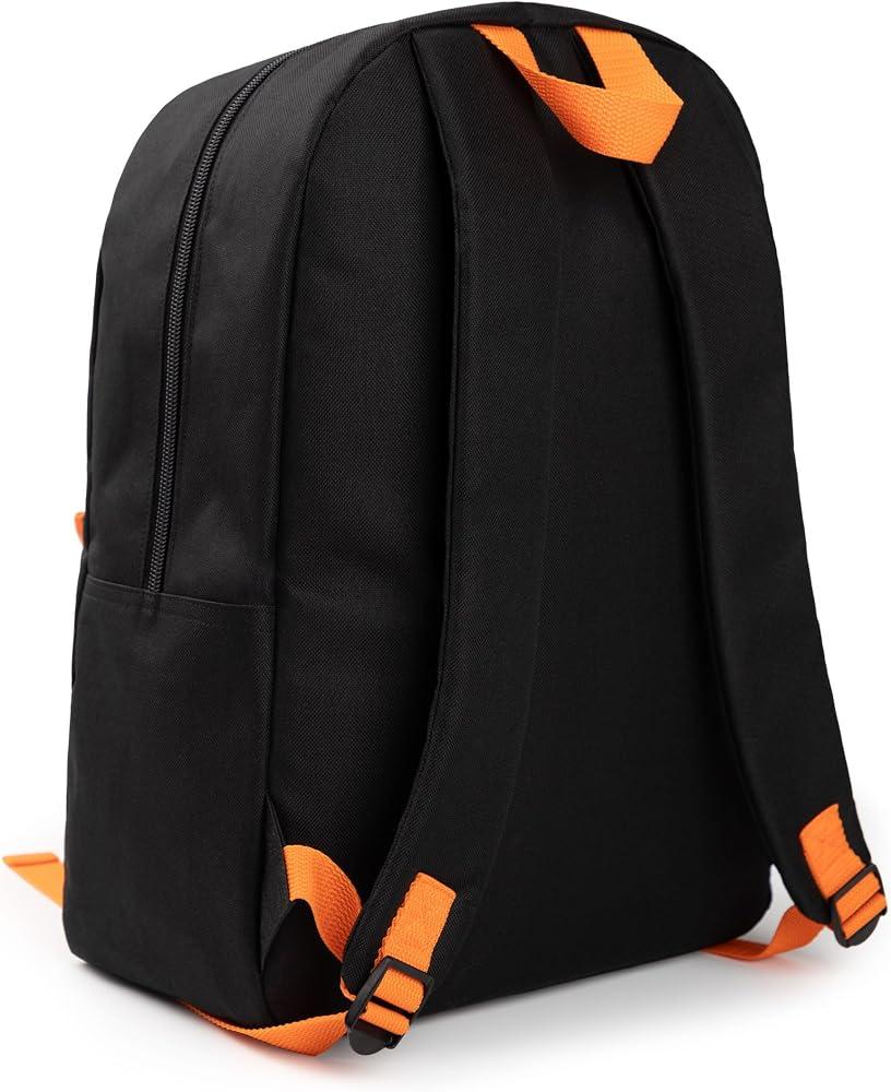 Black Orange anime bag