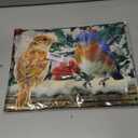 Spring Butterfly House Flag 28x40 Double Sided for Outside, Large Burlap Yard Flag Bird House Colorful Flowers Garden Flags for Spring Summer Outdoor Decorations