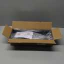 Cable Management, 25'' Cable Management Under Desk No Drill, Metal Cord Organizer with Clamp for Standing Desk, Cable Organizer for Home Office, Black (25'' (1 Pack))